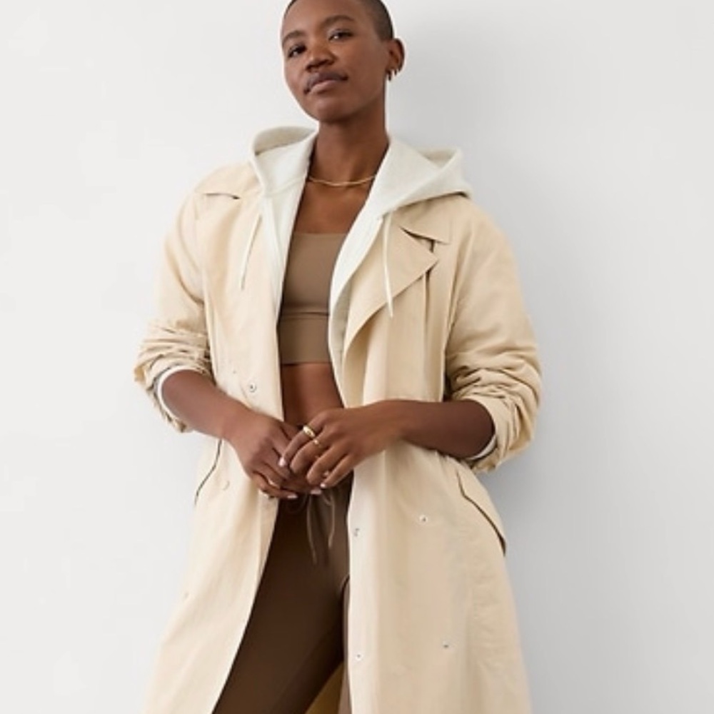 Athleta Luna Trench Coat NWT